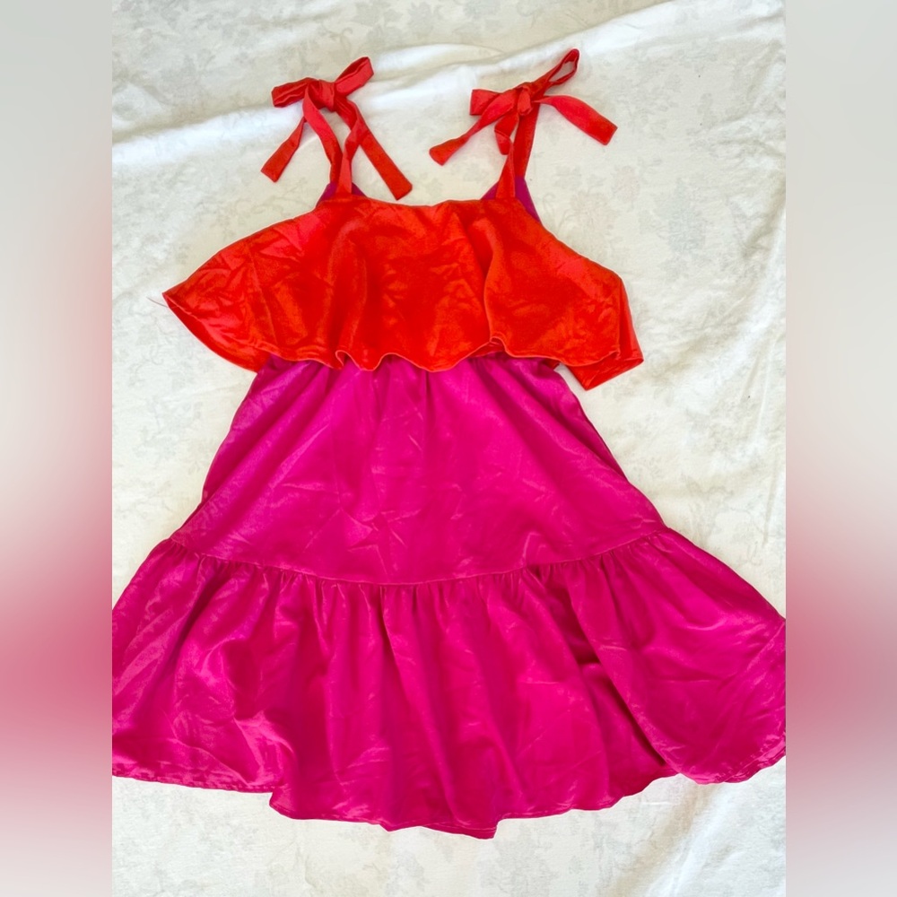 Vibrant Pink Halter Dress by Sason